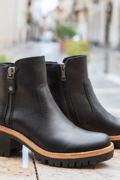 Panama Jack Saltos|Calçado De Couro-Botins de pele com forro de pele Preto