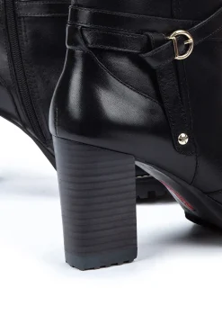 Pikolinos Saltos|Calçado De Couro-Botins de salto alto Preto