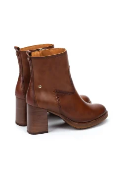 Pikolinos Saltos|Calçado De Couro-Botins de salto alto Castanho