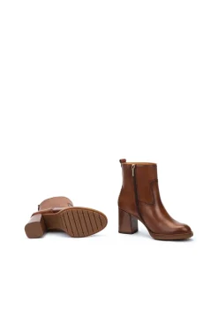 Pikolinos Saltos|Calçado De Couro-Botins de salto alto Castanho