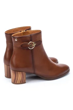 Pikolinos Saltos|Calçado De Couro-Botins de salto alto Castanho