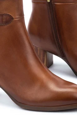 Pikolinos Saltos|Calçado De Couro-Botins de salto alto Castanho