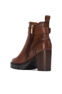 XTI Botas|Botins-Botins de salto estilo Chelsea Castanho