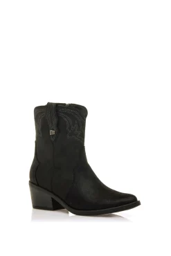 MTNG Botas|Botas Cowboy-Botins de Tanubis preto