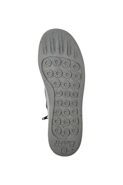 Camper Calçado De Couro|Botins-Botins de tecido preto