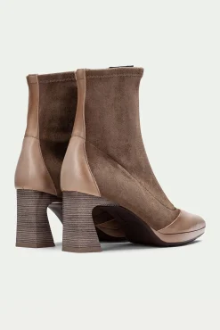 Hispanitas Saltos|Calçado De Couro-Botins fino com fecho-éclair ATLANTA Tostado