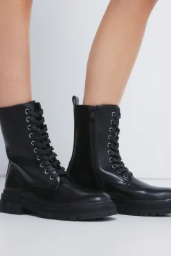 Springfield Botas|Botins-Botins militares com cadarço preto