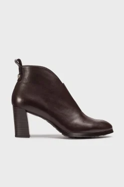 Wonders Saltos|Calçado De Couro-Botins VFLEX13 Castanho