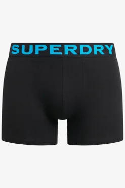Superdry Roupa Interior-Boxer pacote com 3 preto