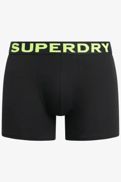 Superdry Roupa Interior-Boxer pacote com 3 preto