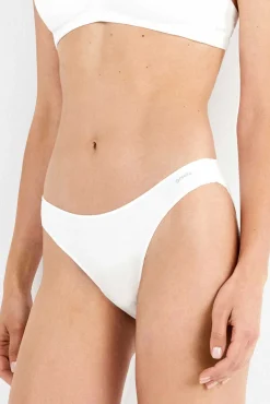 Gisela Roupa Interior-Braguita básica con galón de encaje y camales branco