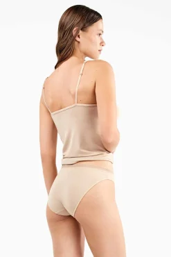 Gisela Roupa Interior-Braguita básica con galón de encaje cru