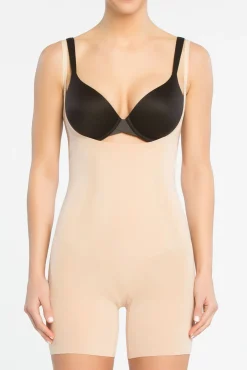 Spanx Roupa Interior-Braguita faja reductora escote nude cru