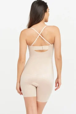 Spanx Roupa Interior-Braguita faja reductora palabra de honor beige cru