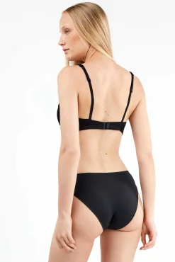 Gisela Roupa Interior-Braguita midi con galón de encaje y camales preto