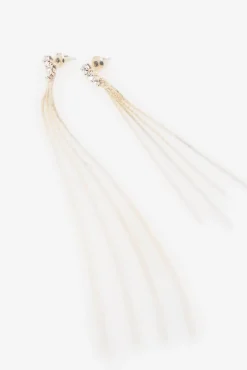 Cortefiel Joalharia E Bijuteria-Brincos cascata Dourado