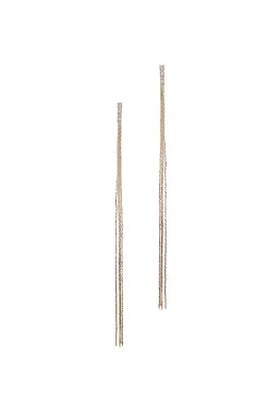 Cortefiel Joalharia E Bijuteria-Brincos cascata Dourado