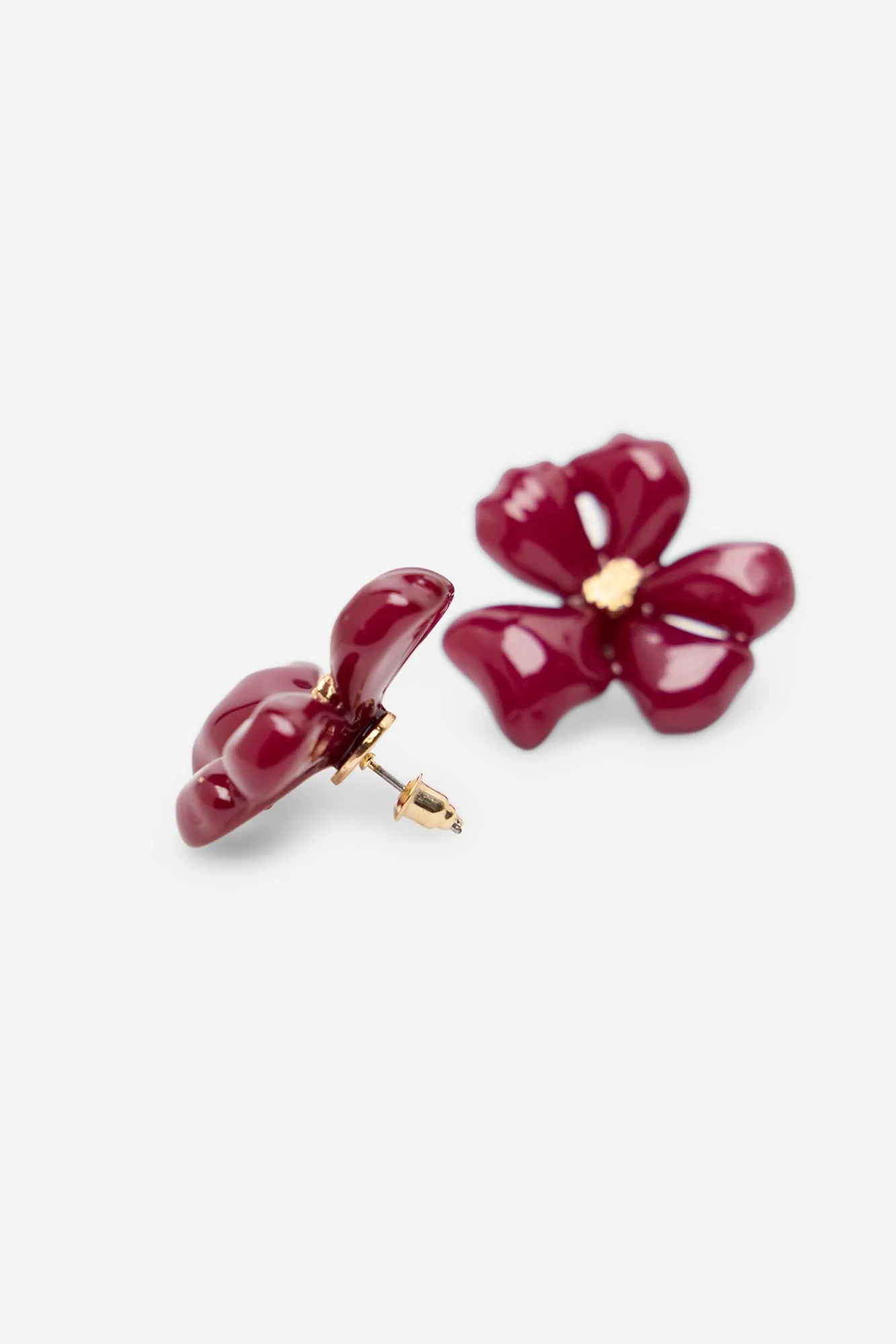 Cortefiel Joalharia E Bijuteria-Brincos de flor vintage Granada