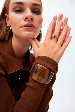 Lola Casademunt Joalharia E Bijuteria-Brincos de logo Dourado