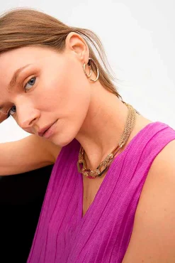 Lola Casademunt Joalharia E Bijuteria-Brincos em espiral Dourado