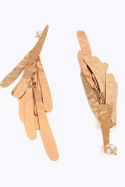 Lola Casademunt Joalharia E Bijuteria-Brincos franjas Dourado