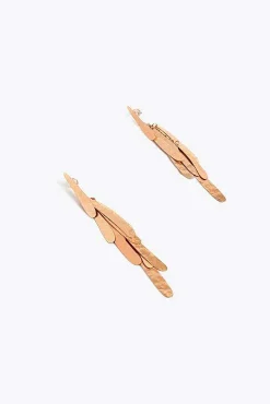 Lola Casademunt Joalharia E Bijuteria-Brincos franjas Dourado