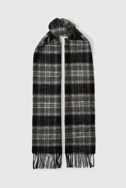 Selected Cachecóis-Cachecol 100% lã RWS. Cinzento