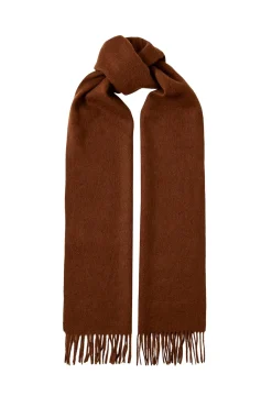 Selected Cachecóis-Cachecol 100% lã RWS. Castanho