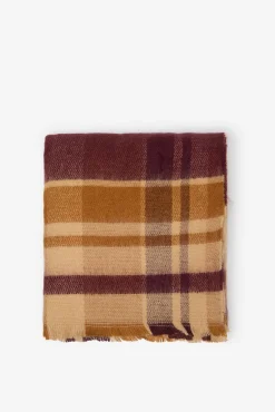 Cortefiel Cachecol-Cachecol aos quadrados Multicolorido