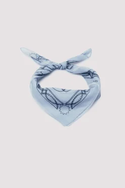 Springfield Cachecol-Cachecol bandana estilo cowboy com estampa de cavalo azul