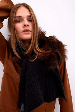 Lola Casademunt Cachecol-Cachecol combinado Castanho