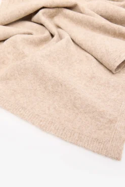 Cortefiel Cachecol-Cachecol de malha Castanho