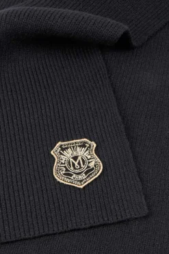 Morgan Cachecol-cachecol de malha Preto