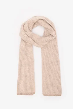 Cortefiel Cachecol-Cachecol de malha com lurex Castanho