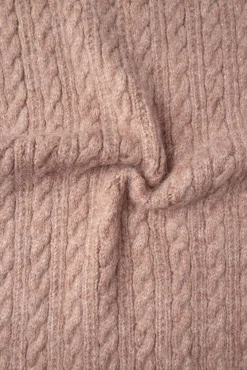 Pepe Jeans Camisolas-Cachecol de malha trançada rosa