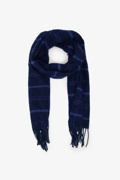 Cortefiel Cachecóis|Cachecol-Cachecol de tecido Azul