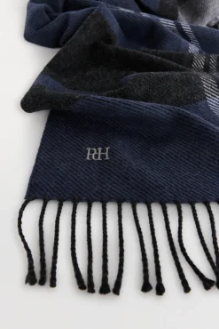 Pedro del Hierro Cachecóis-Cachecol de tecido Azul