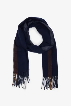 Cortefiel Cachecóis|Cachecol-Cachecol de tecido Azul