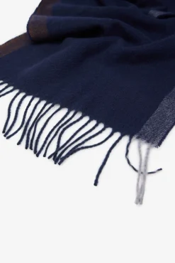 Cortefiel Cachecóis|Cachecol-Cachecol de tecido Azul