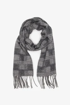 Cortefiel Cachecóis|Cachecol-Cachecol de tecido Cinzento