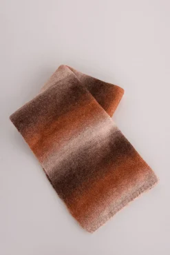 Slowlove Cachecol-Cachecol listrado riscas Laranja