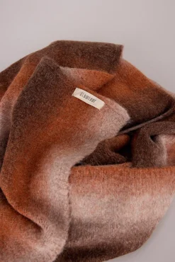 Slowlove Cachecol-Cachecol listrado riscas Laranja