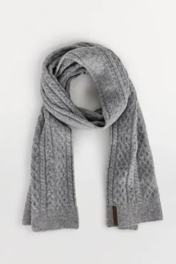 Pedro del Hierro Cachecóis-Cachecol malha Cizento