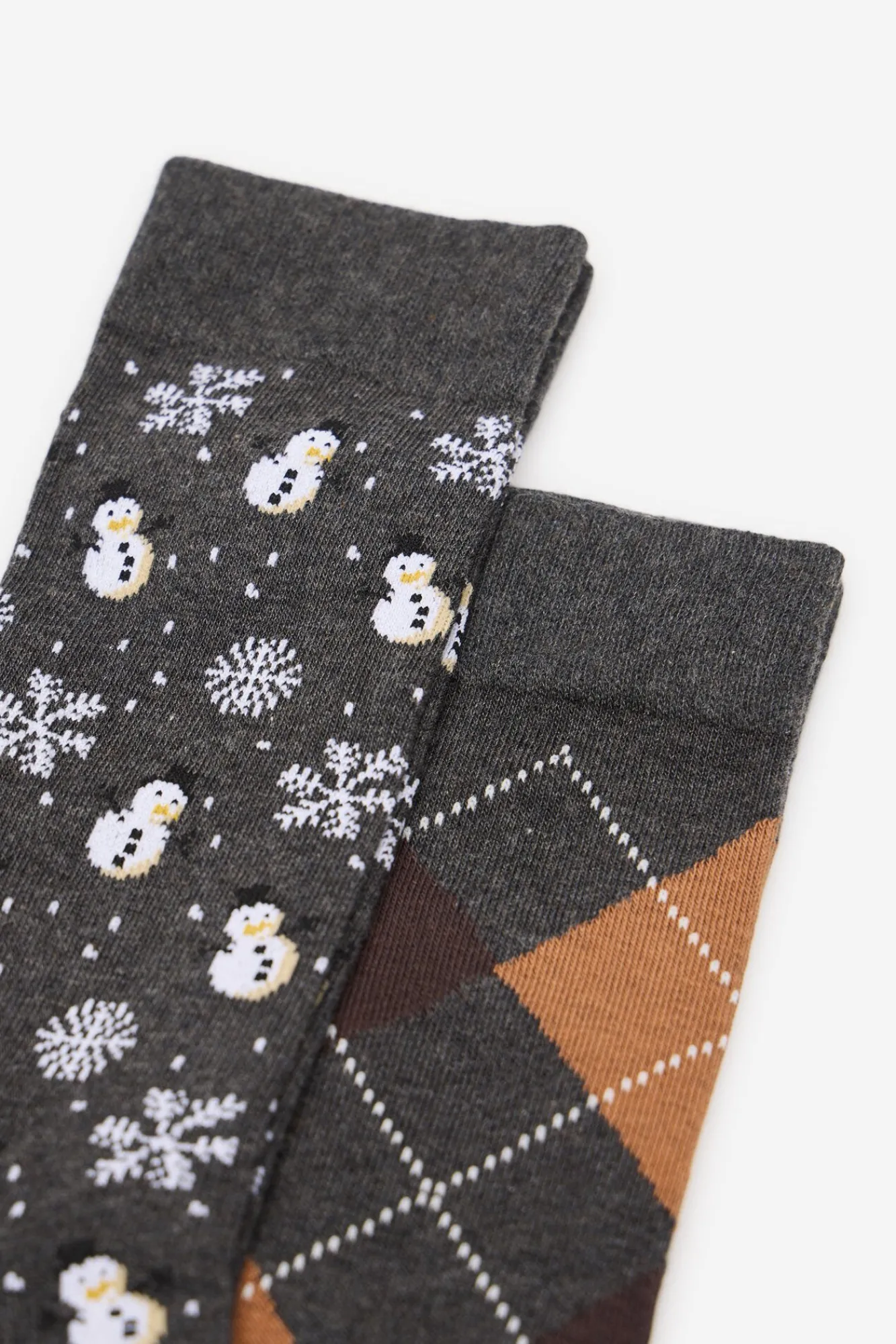 Cortefiel Meias-Caixa com 2 meias de presente Cinzento