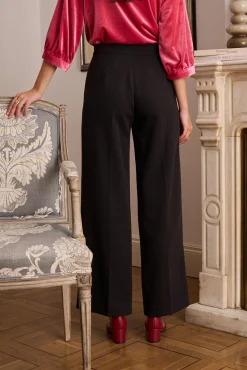 Polín Et Moi Calças-Calça abotoadas Berenice Preto