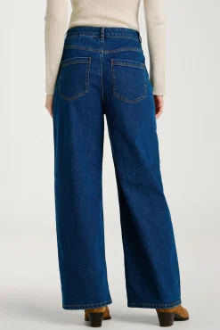 Vila Jeans|Calças-Calça calça 7/8 de cintura alta Azul