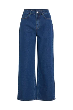 Vila Jeans|Calças-Calça calça 7/8 de cintura alta Azul