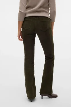 Vero Moda Jeans|Calças-Calça calça boca de sino Verde