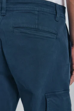 Springfield Calças-Calça calça casual slim fit azul