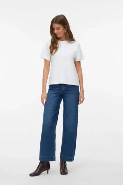 Vero Moda Jeans-Calça calça de perna larga Azul